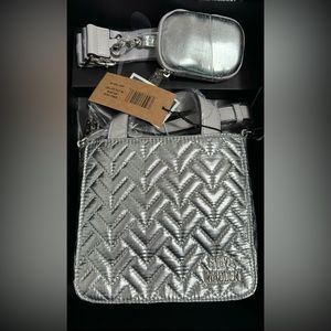Steve Madden silver crossbody